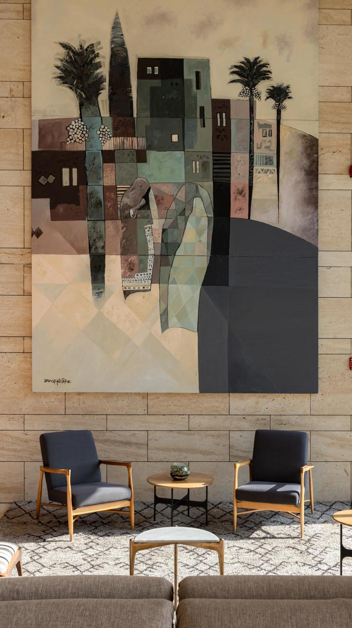 Shirvan Hotel City Yard Jiddah Esterno foto The painting "The City" by Jean-Pierre Raynal